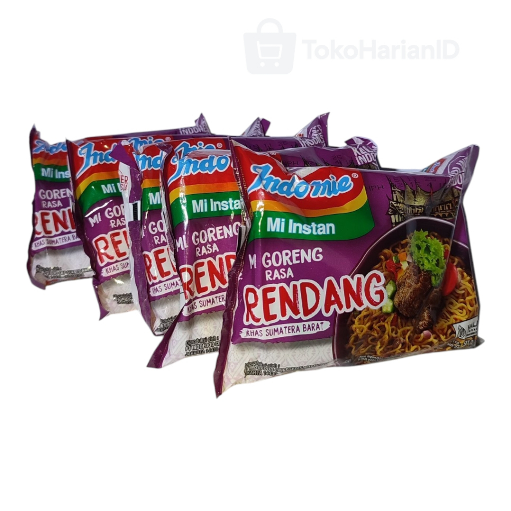 

Indomie Mi Goreng Rasa Rendang 90g – (1/5 Bungkus), Pedas Gurih Khas Nusantara!
