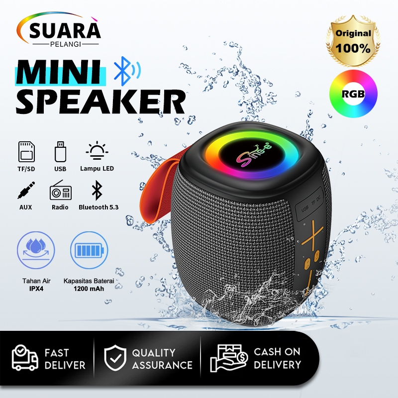 MAIKET Speaker bluetooth mini Portable Subwoofer musik box salon aktif bluetooth full bass No Delay