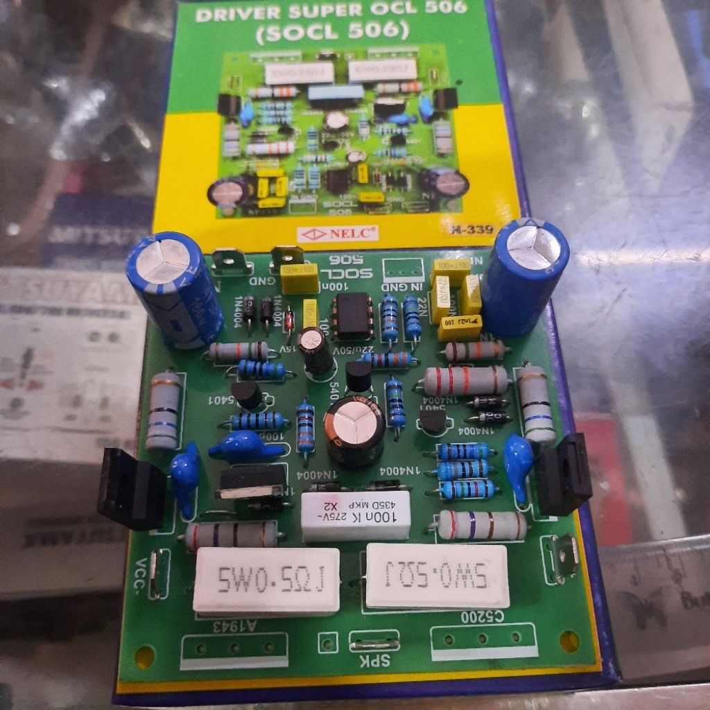 DRIVER BALAP NELC SUPER OCL 506 504 MONO VOL BESAR FCB FIBER HOREG