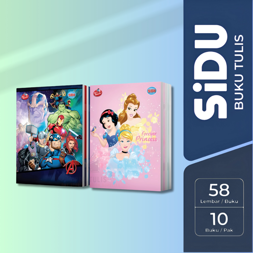 

BH01 READY COD!!! Buku Tulis SIDU 58 LEMBAR (10 PCS)