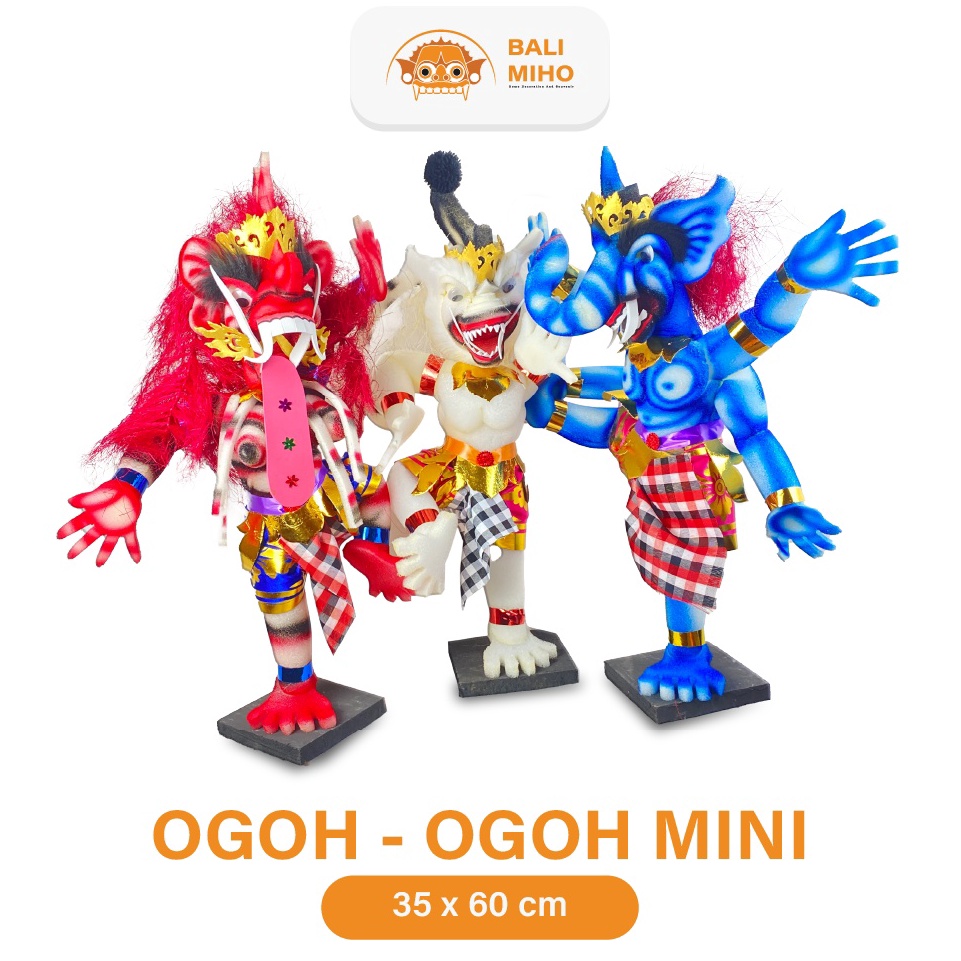 KODE O54Q OgohOgoh Mini 6 cm Mainan Anakanak  Ogoh Ogoh Mini  Pajangan Ogohogoh  Ogoh Ogoh Ganesha  
