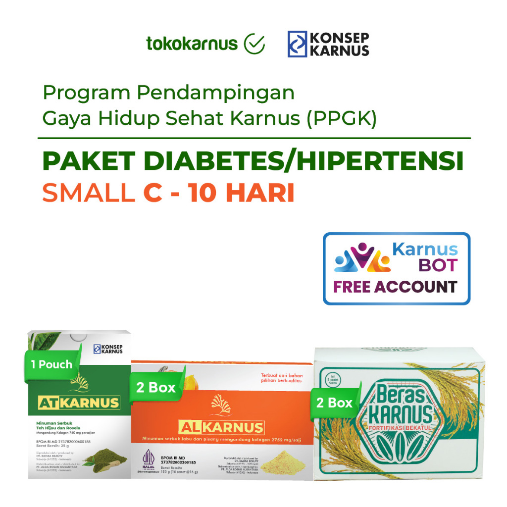 Program Pendampingan Hipertensi Konsep Karnus - Small C (10 Hari)