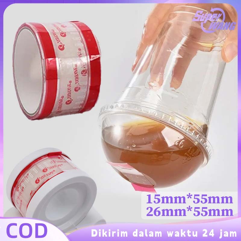 

800pcs Sealing Sticker Sealing Tape Drink Mudah Sobek Anti Bocor Stiker Takeaway