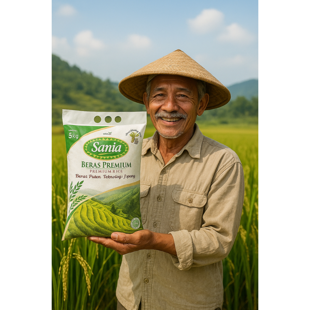 

Beras Sania 5kg Premium – Beras Pulen Teknologi Jepang | Beras Wangi Lembut & Sehat