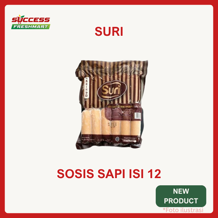 

Suri sosis sapi isi 12 500 gram
