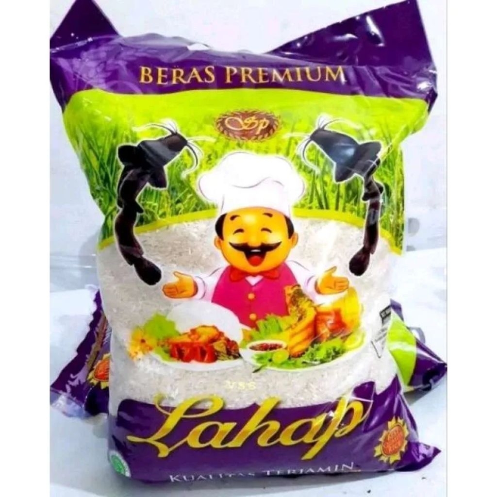 

Beras Premium Lahap lele kemasan 5 kg