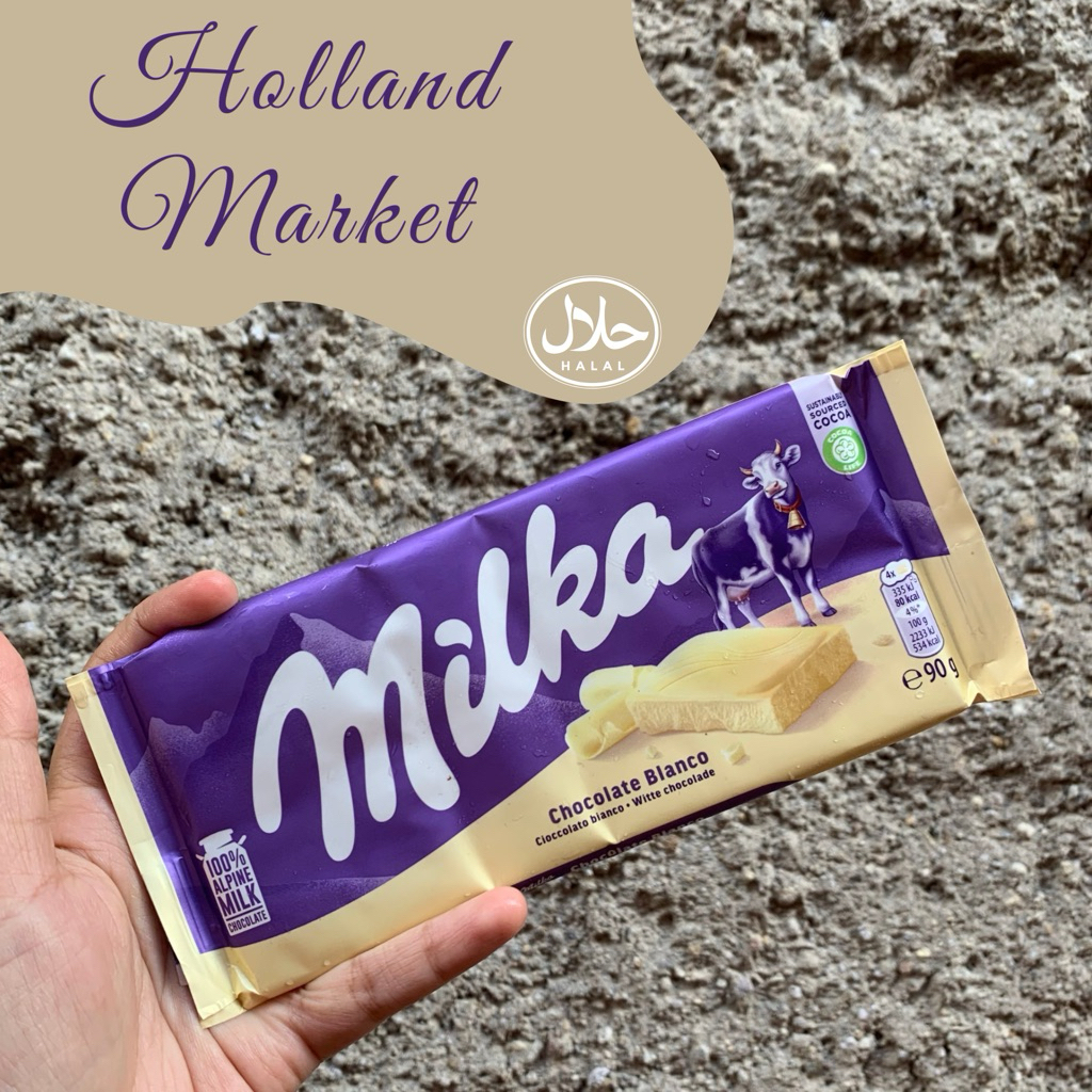 

Milka Chocolate Blanco White 90gr Original belanda