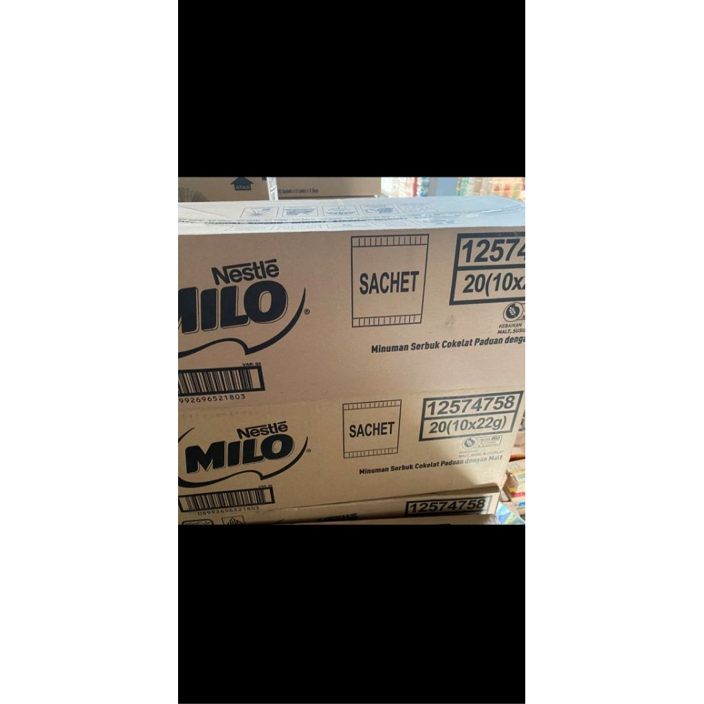 

milo saset 22 gram isi 20 renceng
