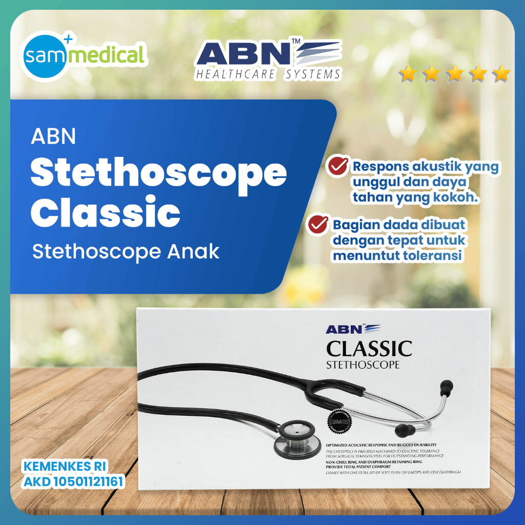 ABN Classic Stethoscope Child / Stetoskop Anak / Stetoskop Klasik Anak / Stethoscope Classic ABN / A