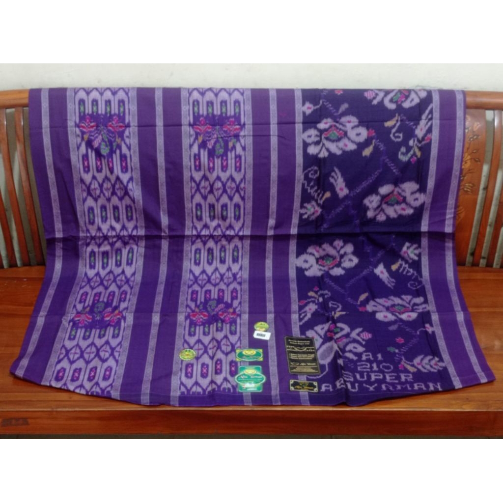 SARUNG SUPER ABU YAMAN KEMBANG TIMBUL FULL SUTRA JADUL