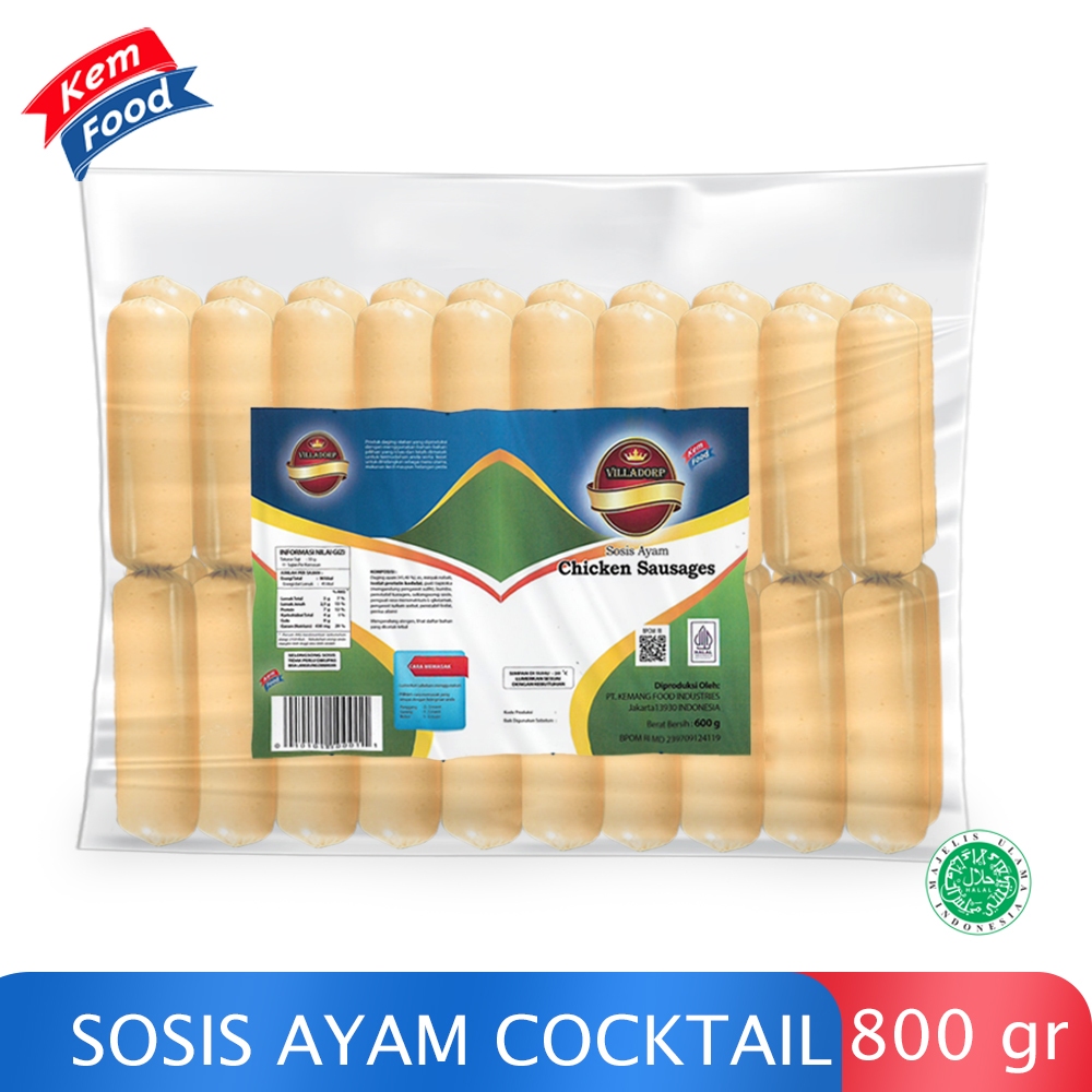 

Villadorp Sosis Ayam Cocktail Premium - 800 gr