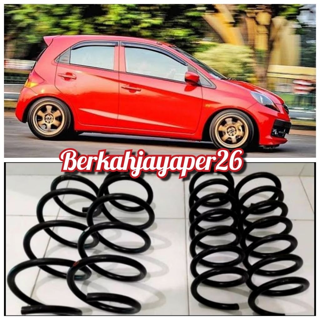 Lowering Kit Brio, Jazz, Mobilio, Freed, Yaris PNP | Per Ceper Sirion 1 Set Depan Belakang Empuk