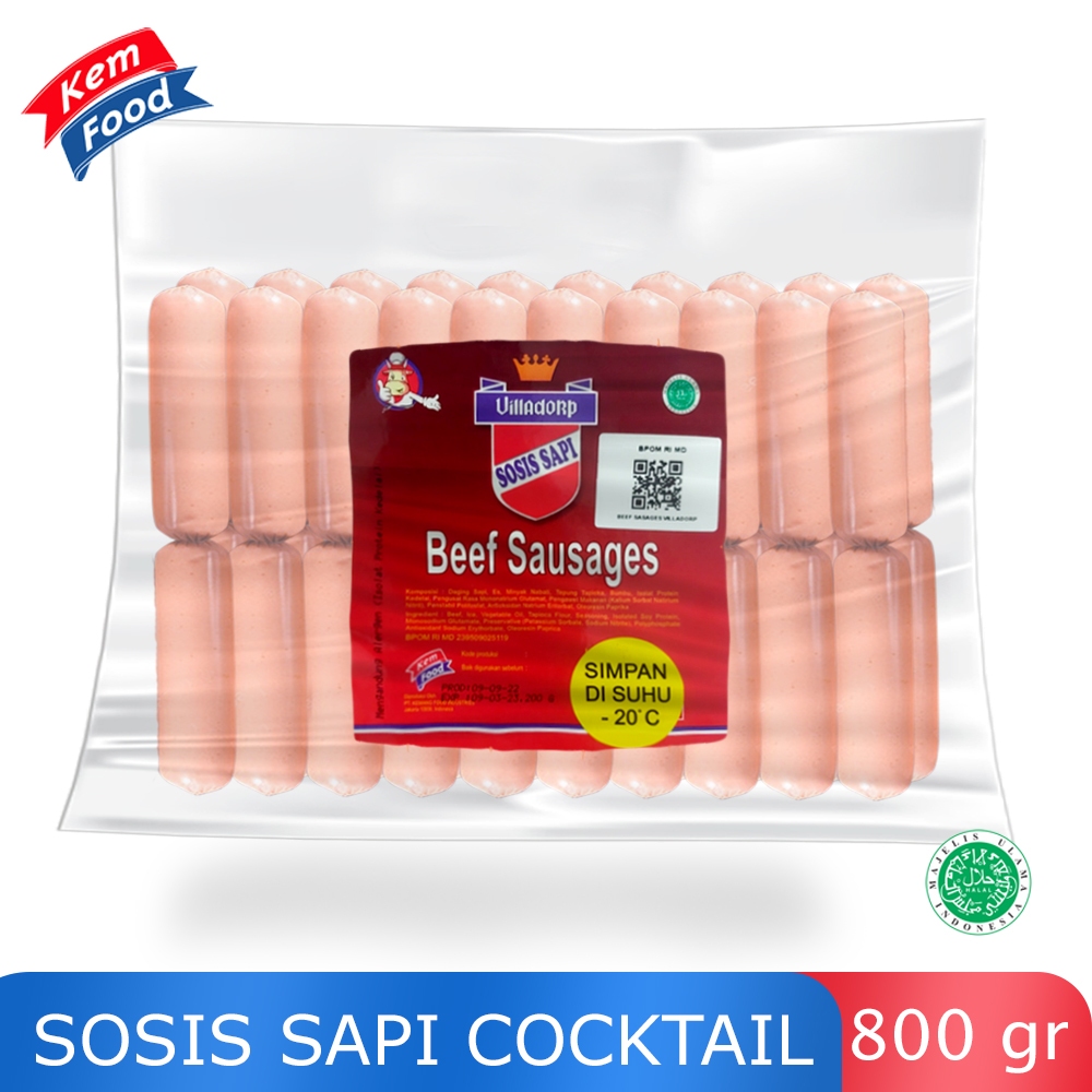 

Villadorp Sosis Sapi Cocktail Premium - 800 gr