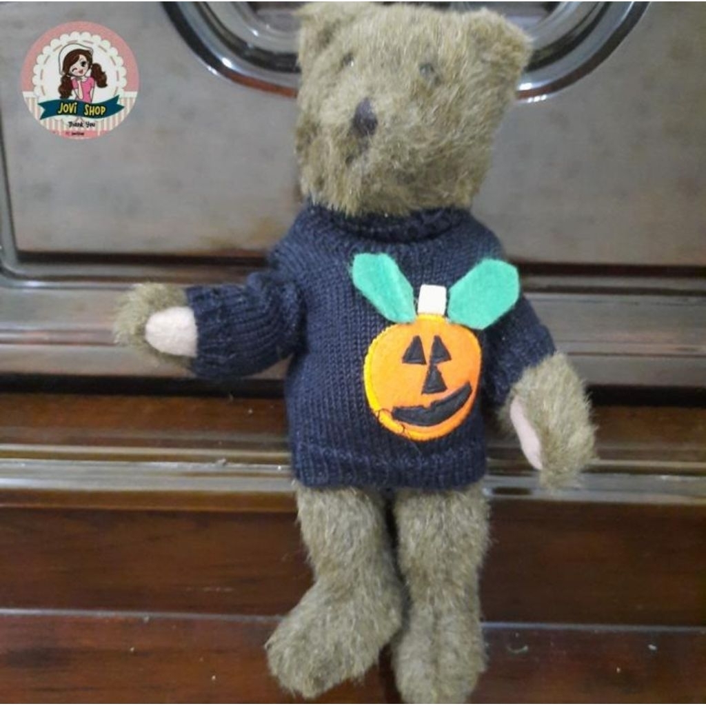 boneka artikulasi teddy bear rare the boyds halloween costume 1985
