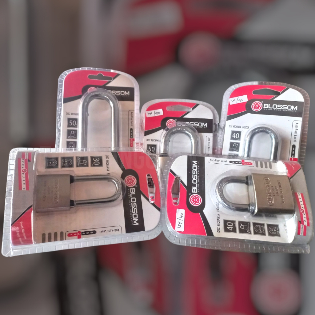 GEMBOK BESI BAJA BLOSSOM - Tipe LS32 - 50mm, 40mm, 30mm