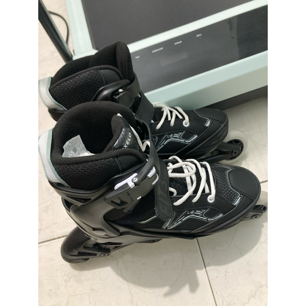 oxelo inline skate sepatu roda fit3 preloved tapi masih baru