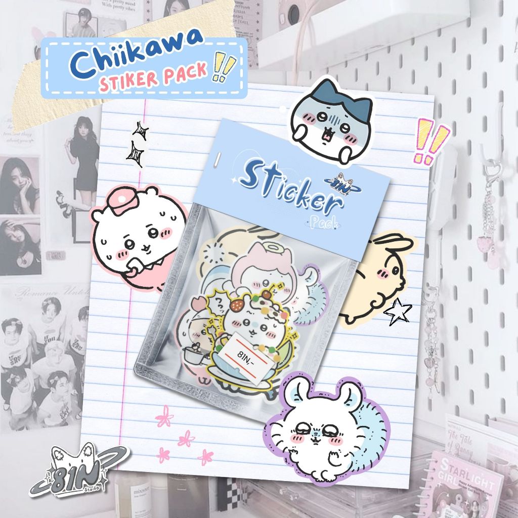 

100pcs Sticker Chiikawa Die Cut Stiker SN560