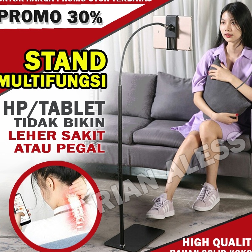 KODE E35N Stand Holder Standing HP Dudukan Tripod Holder Stand Alat Sandaran Penyangga Hp Tablet Tid