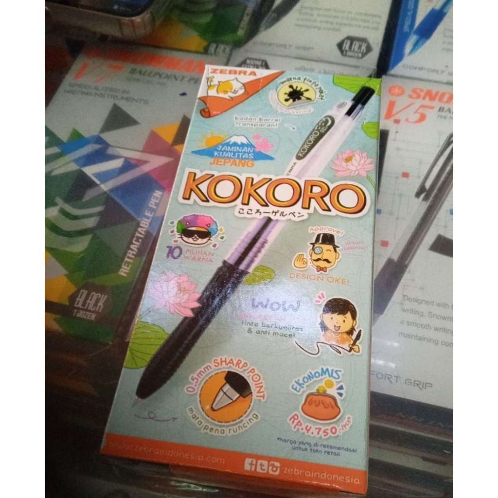 

Pulpen Kokoro isi 12pcs
