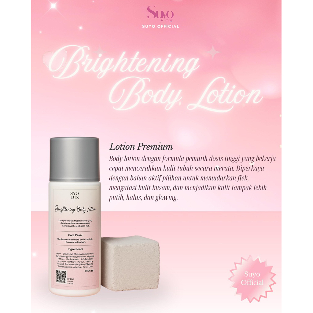 SUYO lotion premium