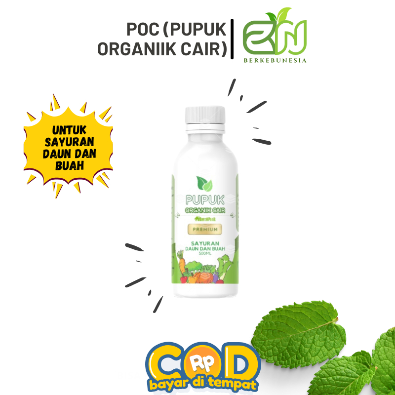 POC Pupuk Organik Cair 500ml Daun dan Buah Pupuk Cair Sayuran Daun dan Buah