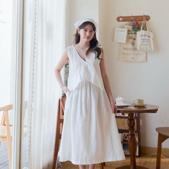 Viona set Skirt by Kalea Attire  setelan wanita  setelan wanita pantai  setelan vest dan Skirt Rok M