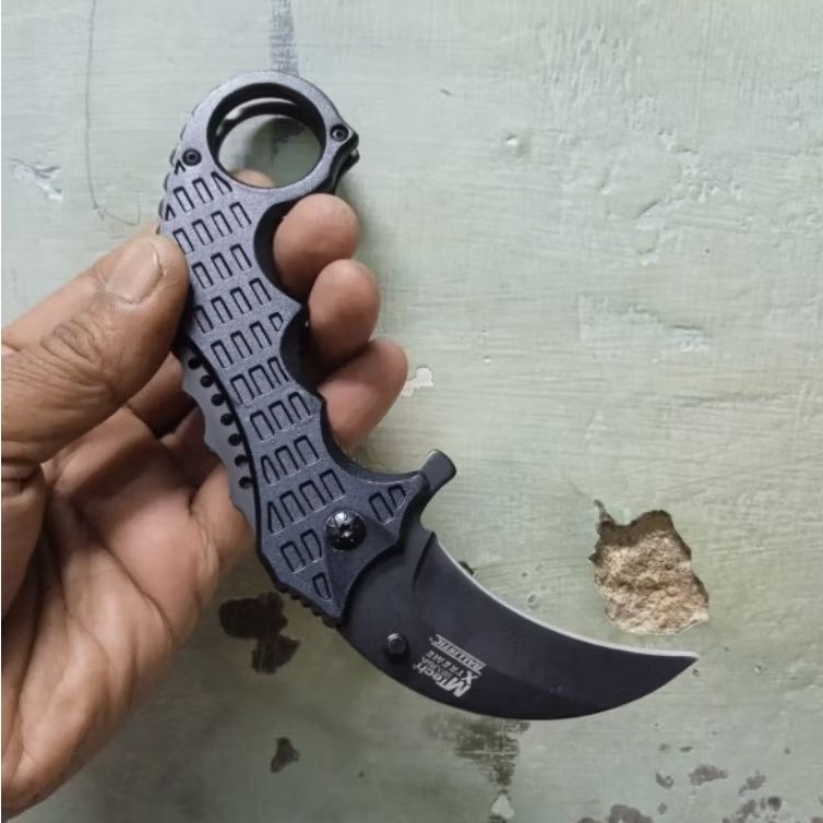 Pisau Survival Lipat MTECH P800 / Survival kit Outdoor