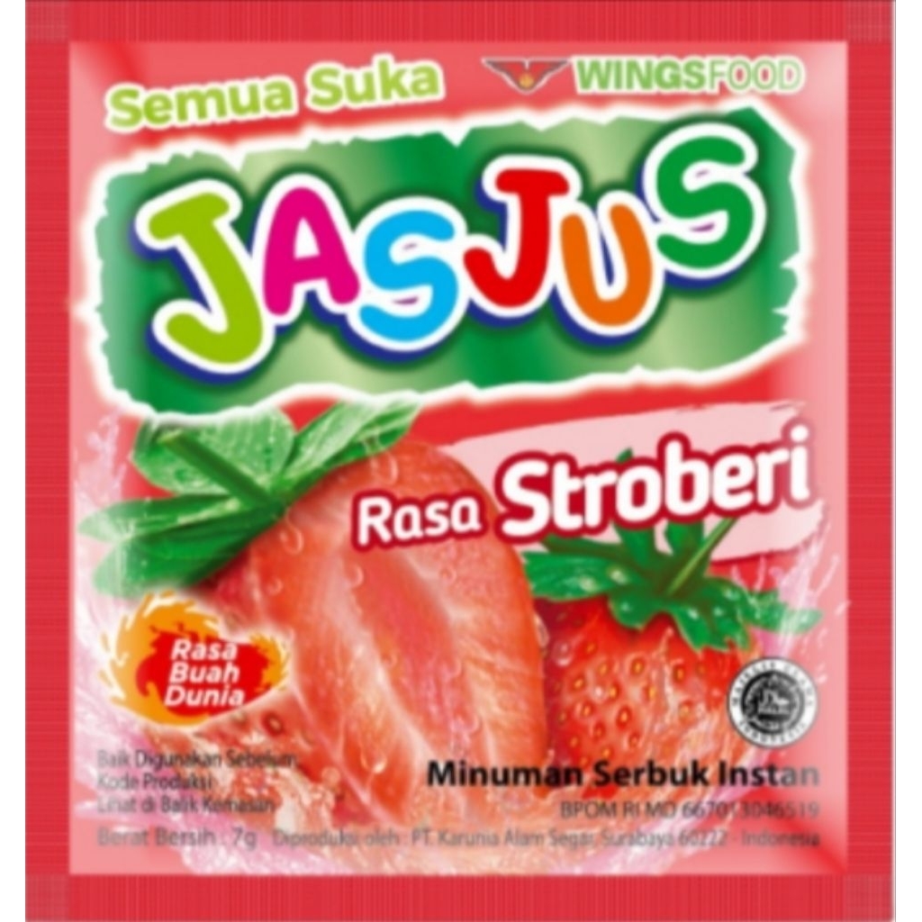

Jas Jus Strawberry 10×7gr (1 renteng)