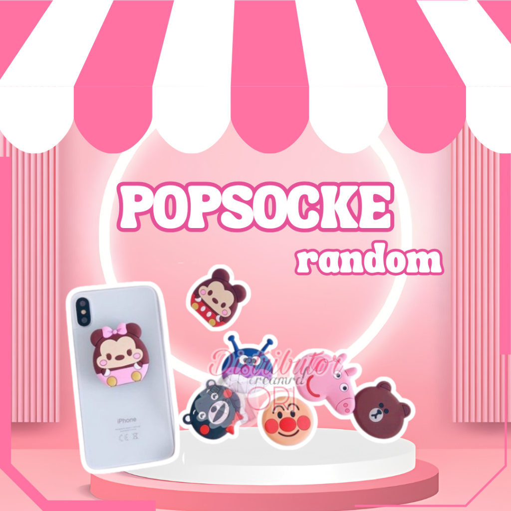 PopSocket HP 3D Karakter / Aksesoris Hp pop socket