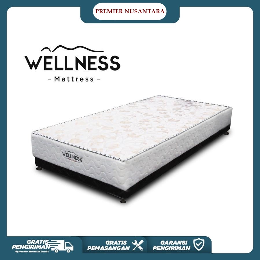 Wellness Spring Bed Multibed Standard Tanpa Headboard 120 x 200 cm - Cocok buat Kost Kostan Ukuran 1