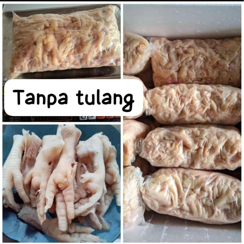 

Ceker mentah tanpa tulang 500gr