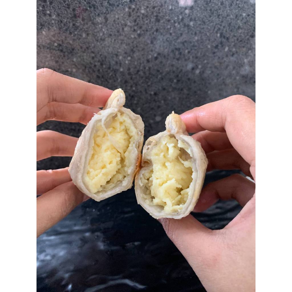 

Kolosal Cireng Berisi "KEJU" Varian ukuran "Mini Sedang Jumbo".