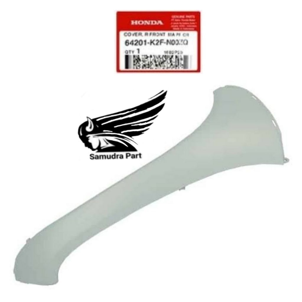64202K2FN00YF Cover Panel sayap Kanan kiri Scoopy K2F Merah Silver Hitam Putih Doff original 64201K2