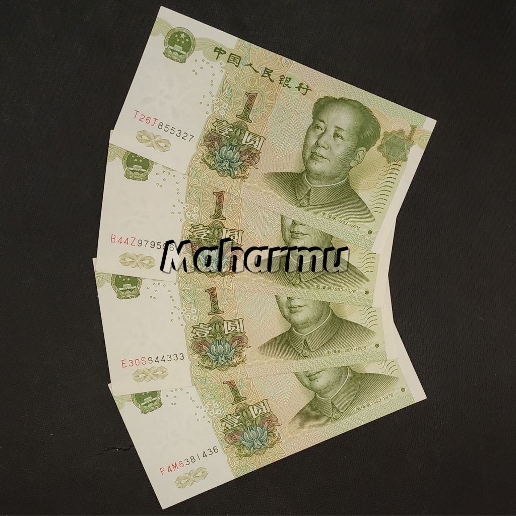 China Yuan Uang Asing Kuno 1 One Yuan