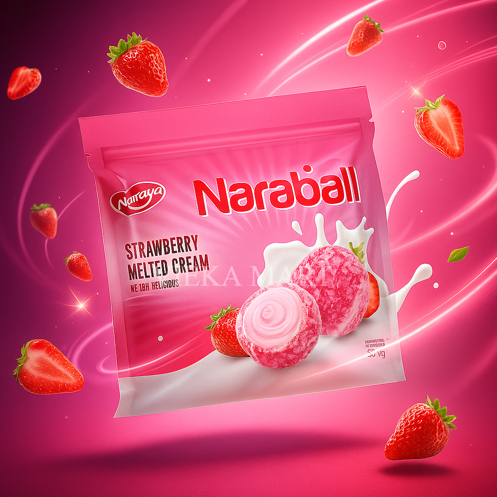 

NARAYA Naraball Wafer Ball Original Coklat Strawberry 300g/Naraya Naraball Wafer Ball / cookies coklat / cokelat