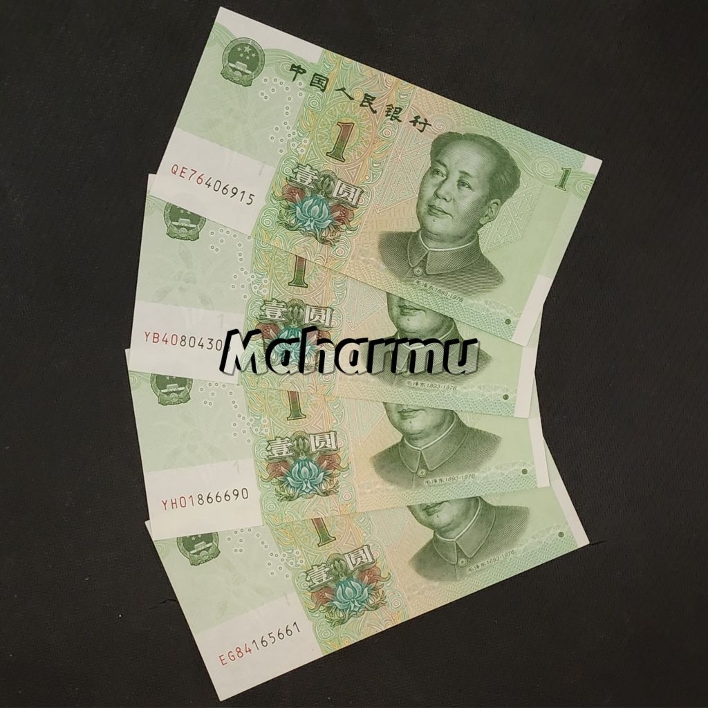 China Yuan Uang Asing Kuno 1 One Yuan New Series