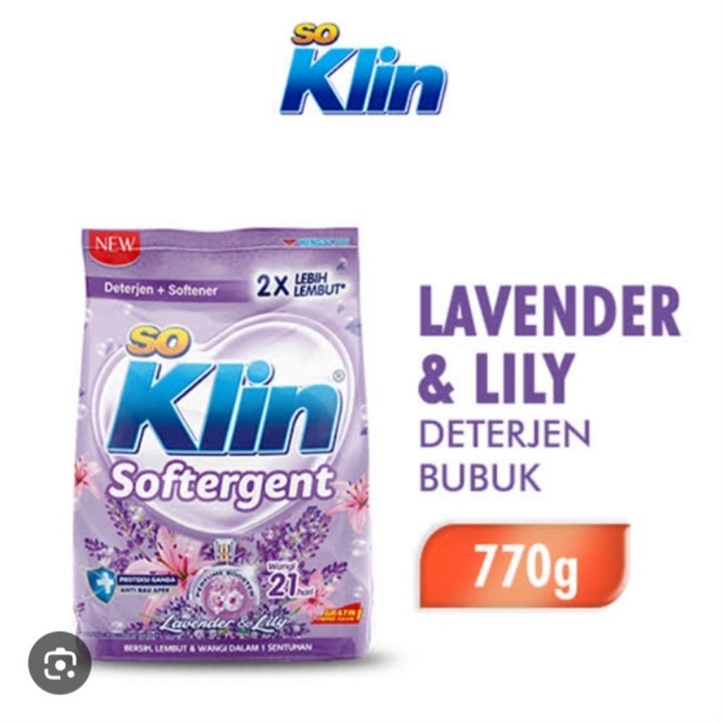 SoKlin Detergent Lavender 770gr