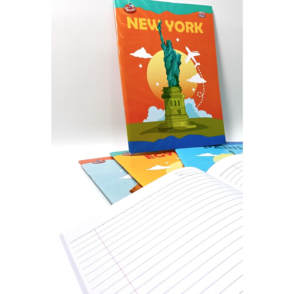 

Ay00! (Per Pak Isi 5 Buku) Buku Tulis SIDU Campus / Kampus MAXI 42 Lbr