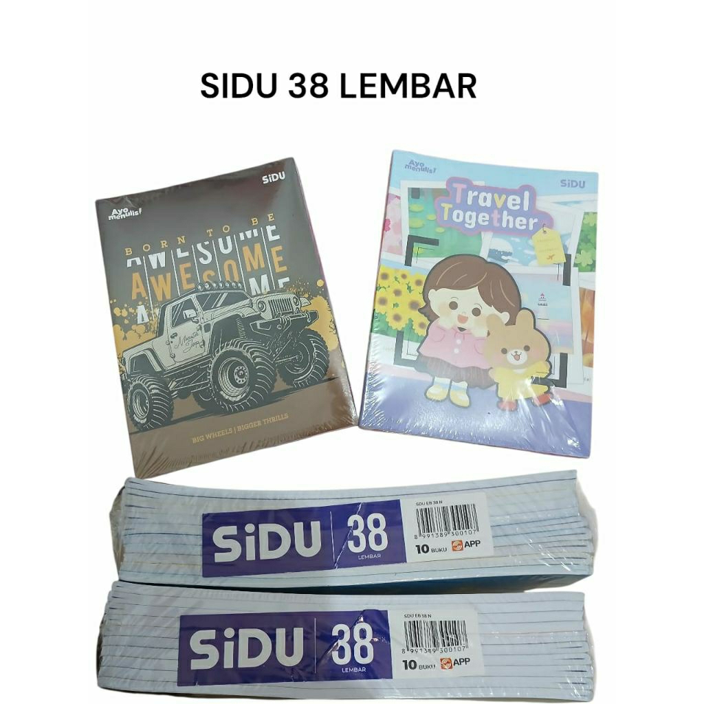 

Buku tulis sidu 38 lembar