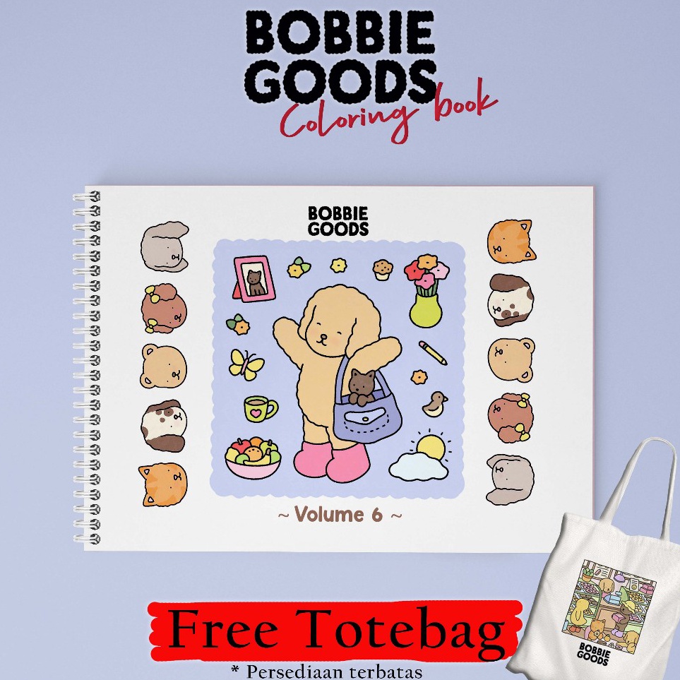 

KODE U72X Bobbie Goods Coloring Book Volume 6 Free Totebag