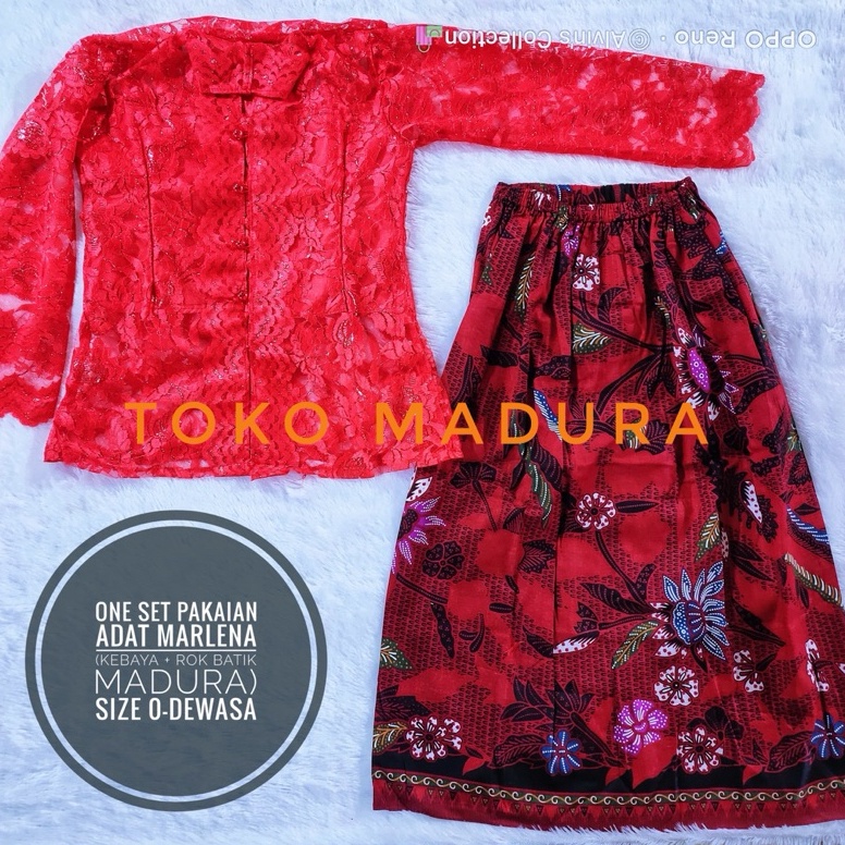 KODE X36X BAJU MARLENA KHAS MADURA FULL FURING  BAJU MARLENA ANAK  BAJU MARLENA DEWASA  BAJU MARLENA