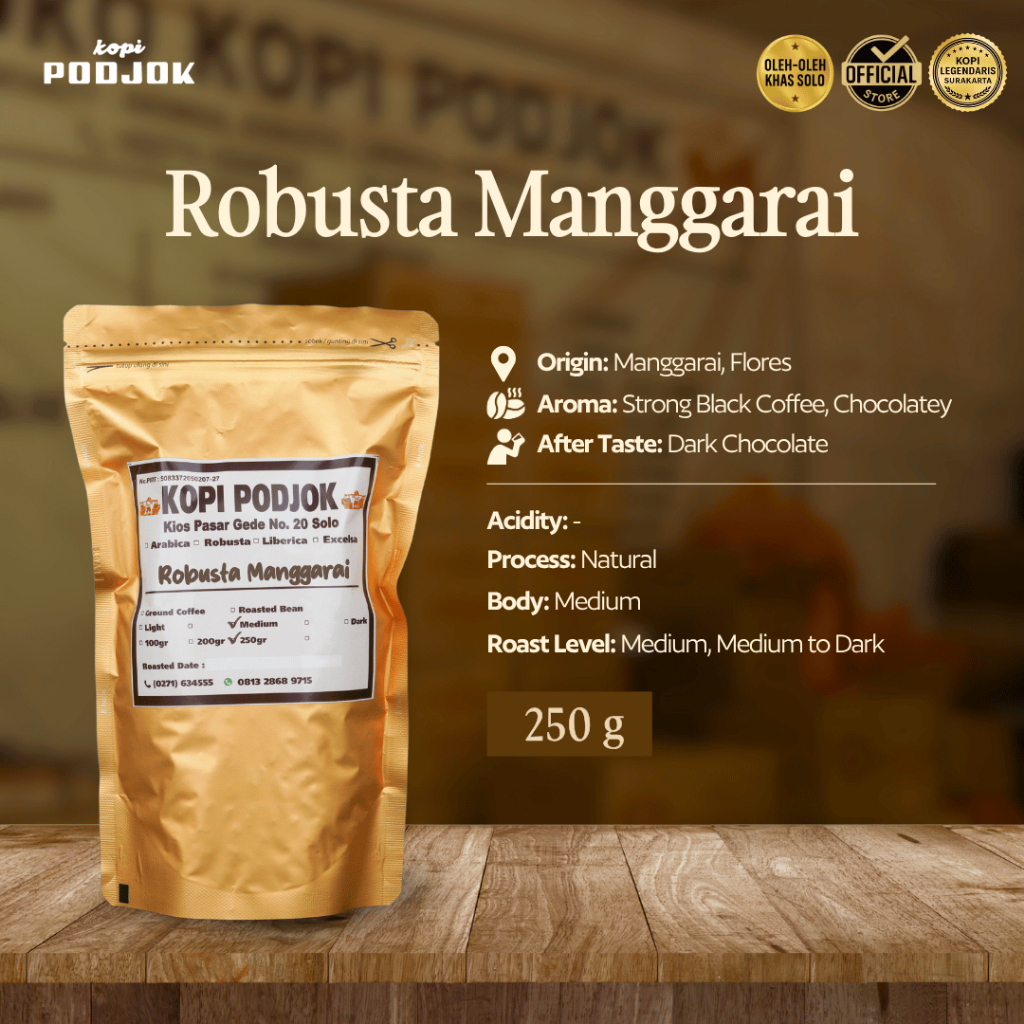 

Kopi Robusta | Robusta Manggarai | Kopi Podjok