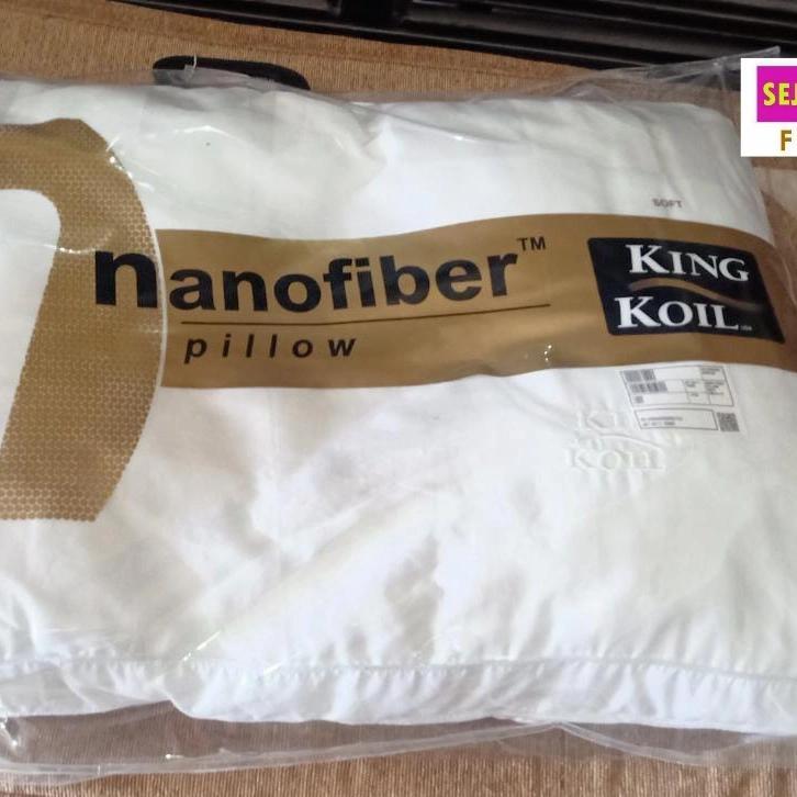Bantal, pillow kingkoil nano fiber, bulu angsa kingkoil springbed guling bolster kingkoil original