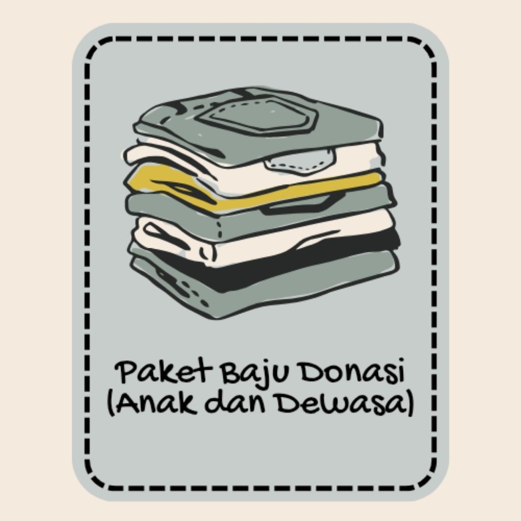Paket Baju Donasi