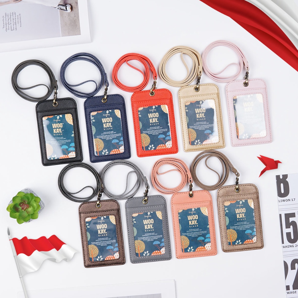 

KODE C33Z Premium Name Tag HolderID Card HolderGantungan ID Card Costum Logo Nama