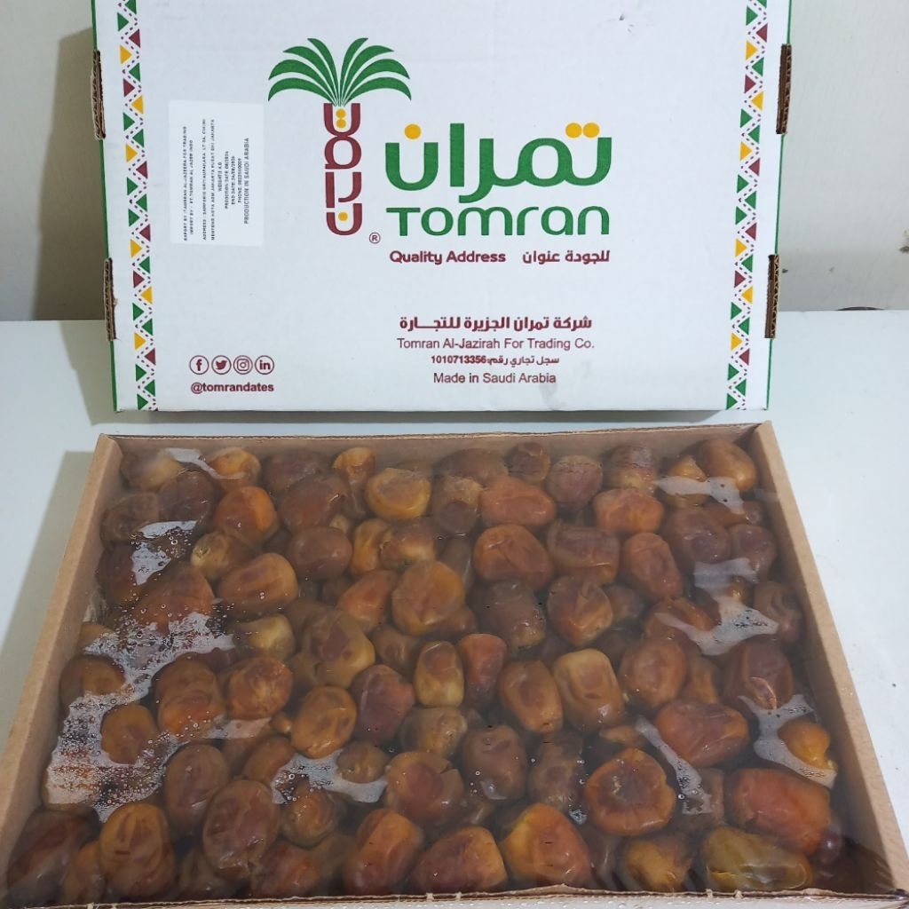 

(Wajib Instant) Kurma Sukari Al-Qassim 1 Dus 3,3 kg Lebih || Premium Tomran || Kemasan Wrapping