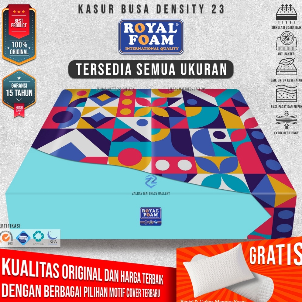 KODE N49V Kasur Busa Royal Foam Density 23 Garansi Resmi 15 Tahun