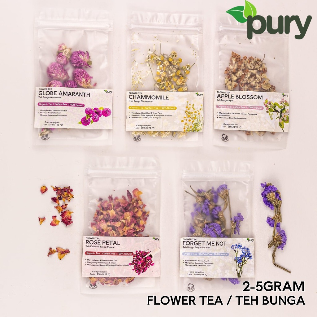 

PURY - Flower Tea Import / Teh Bunga All Variant Import