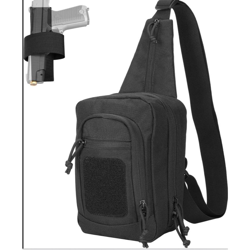 Tas Pistol Selempang Taktis - Pistol case _ Holster Hitam