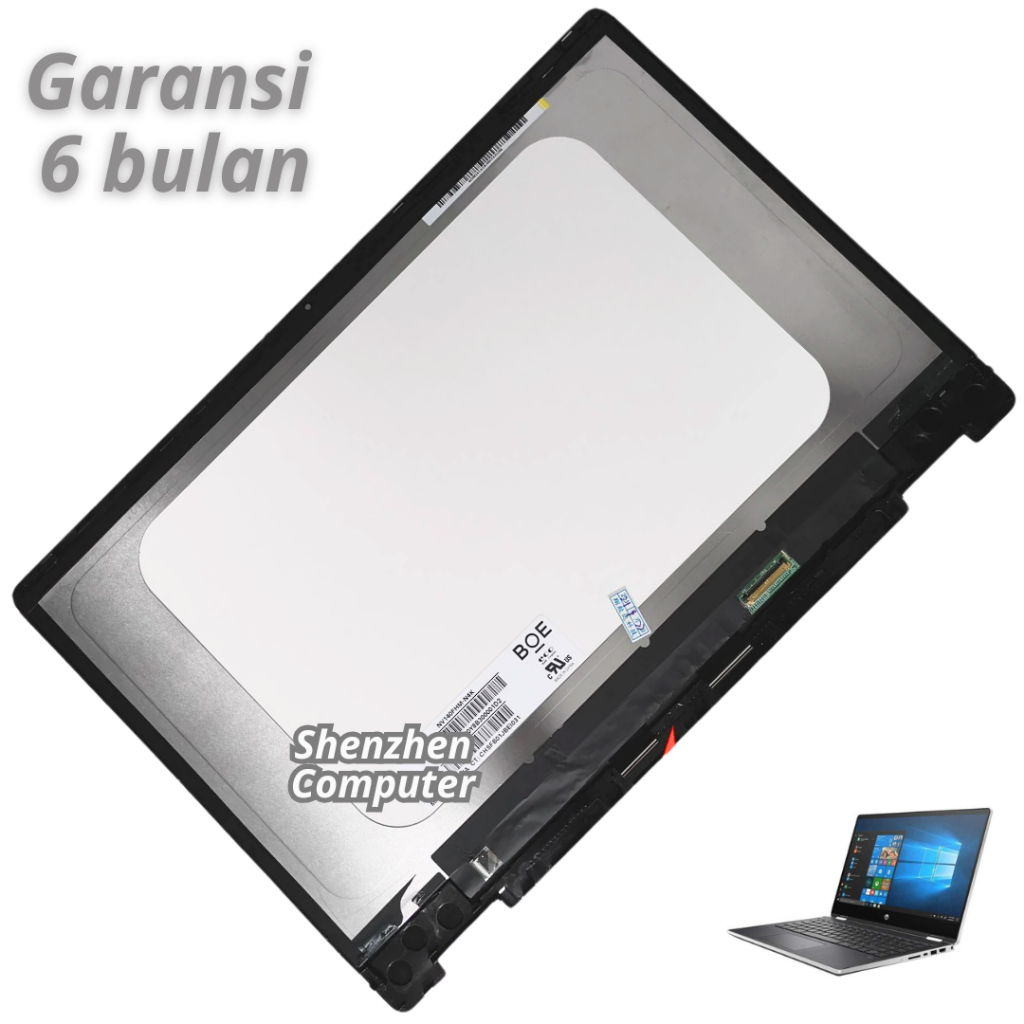 Layar LCD HP Pavilion x360 convertible 14-dh1033tx dh1054tx dh1053tx display touchscreen original